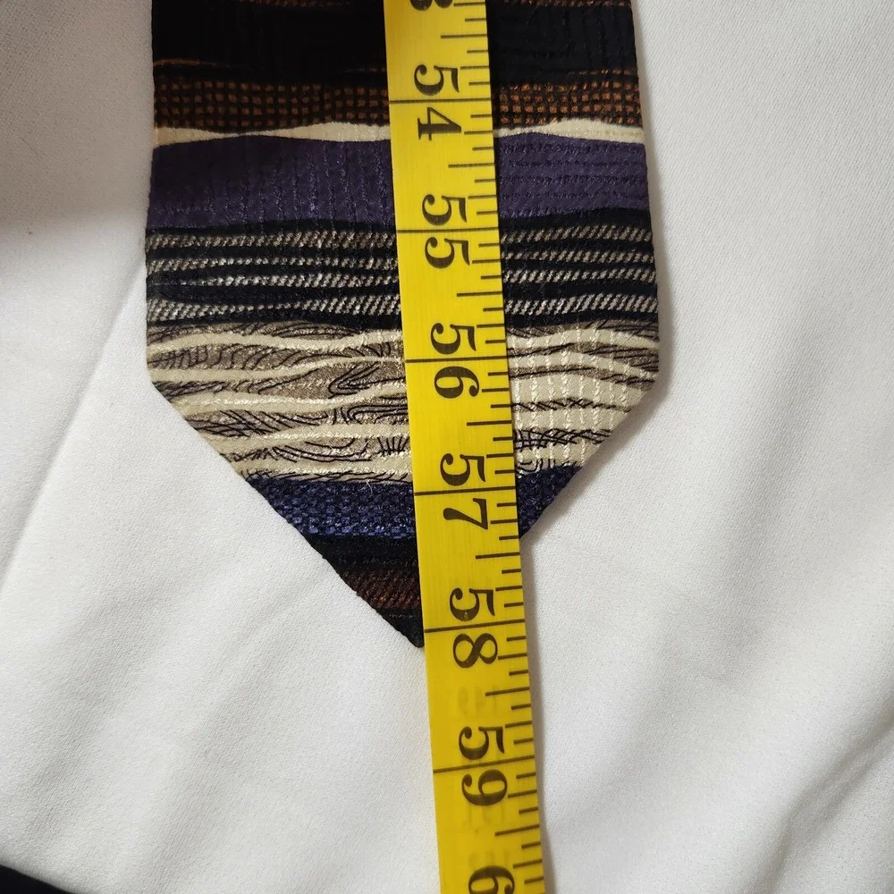 Haggar‎ City Casuals Multicolored Tie All Silk 58 x 4 Inches